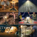 Tobys New CPL-T17 Mini Rechargeable Portable Camping Lantern With Extendable Tripod 3 Color USB Light - Image 8