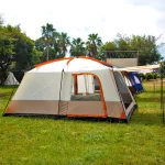 Toby’s New 4-6 Person Double Layer Outdoor Camping Tent, A Bedroom And A Living Room, Family Cabin (Khaki) - Image 4