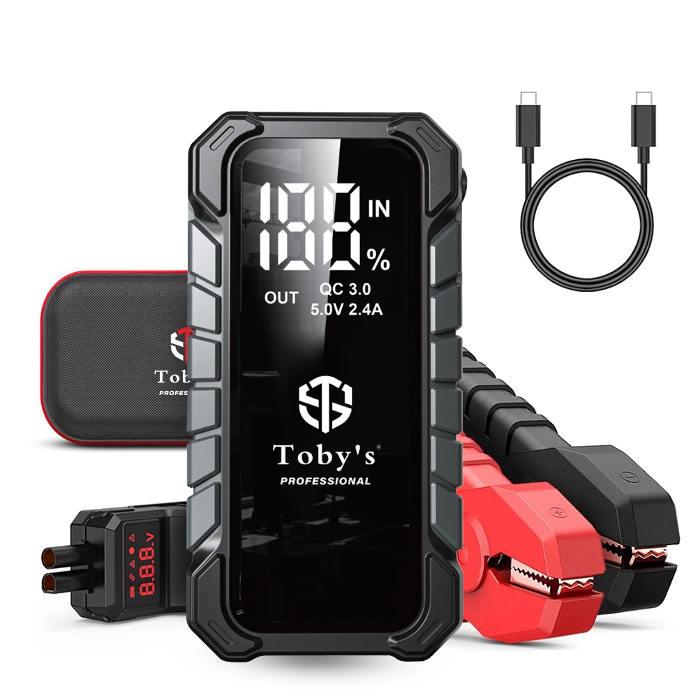 1-17-3.webp Toby's X9 Jump Starter for Cars 10000mAh and 37WH Power Bank for Electronic Devices - Image 1