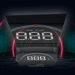 Tobys New M8 HUD Head-up Display Multifunction Overspeed Warning System for Cars and Trucks with OBD II or EUOBD - Image 2