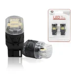 Tobys Super Bright Power T20 7440 16SMD LED Bulbs with 4218 Chip replacement for Back Up Reverse Brake Lights (White)