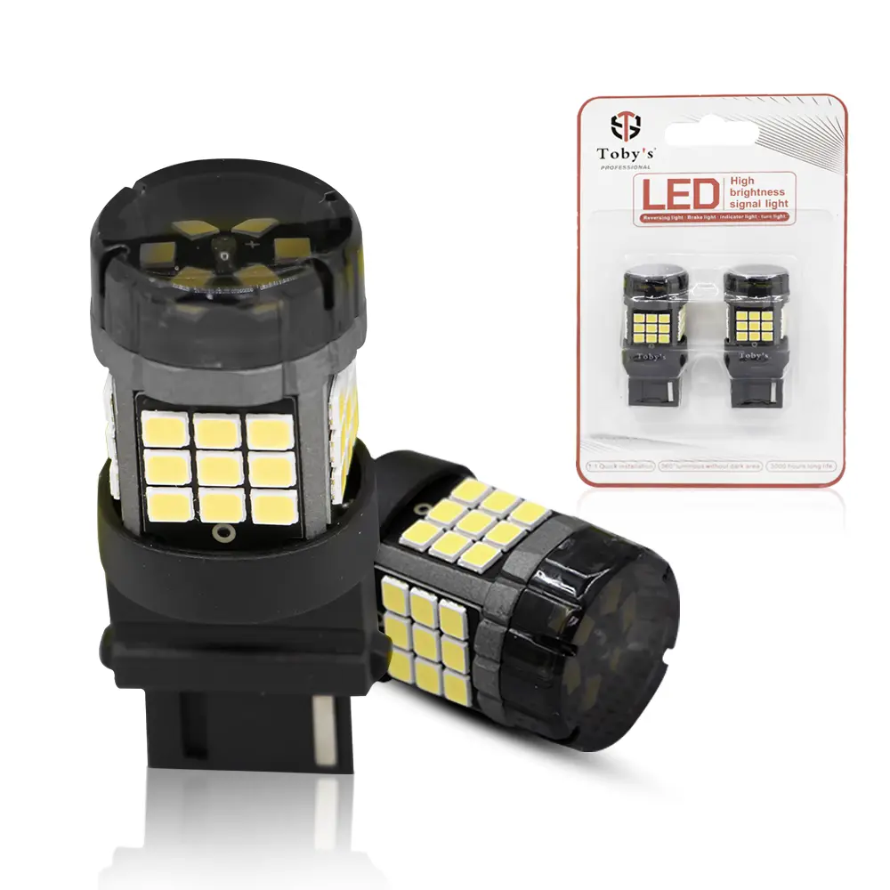 1-24.webp Tobys Super Bright Power T20 7440 42SMD LED Bulbs with 2835 Chip replacement for Back Up Reverse Brake Lights (White) - Image 1