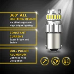 1156 23smd White Bulbs For Reverse Lights, Brake, Signal, Parking Lights - Image 3