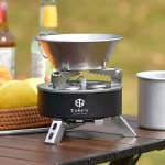 Toby's 6800W Camping Gas Stove Folding 3 Burners Piezo Ignition Backpacking Stove Outdoor Cooking Stove Furnace for Camping Hiking Picnic Emergency - Image 2