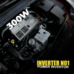 Tobys New 300W Car Power Inverter 12V to 220V Ac Power Converter Front LED Display Pure Sine Wave ( N-01) - Image 3