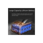 24V Cordless Portable Washer, Electric High Pressure Cleaner Machine, 200W 30Bar Lithium Handheld Car Cleaning Device With Foam Generator Nozzle Water Pump - Image 5