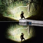 Toby’s TORCH-85 High Lumen Tactical Flashlight with LED Light Power Display Screen USB-C Charging and Rugged Metallic Body - Image 3