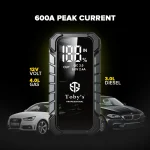 Toby's X9 Jump Starter for Cars 10000mAh and 37WH Power Bank for Electronic Devices - Image 3