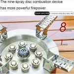 Toby's 23800W Alloy Portable Picnic Camping Stove Windproof Design Gas Cooking Burner with Piezo Ignition and Carrying Case Foldable Stove for Outdoor Backpacking/Hiking/Picnic/Car - Image 3