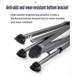 Toby's Camping Chair-08 Folding Heavy-Duty Quad Outdoor Large Chairs Support 330 lbs High Back Padded Thicken Oxford with Armrests Cup Holder Carry Bag for Outside (Grey) - Image 6