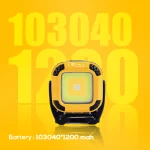 Toby’s CPL-T32 Rechargeable LED Light with Magnetic Base Adjustable Brightness SOS Mode-Ideal for Camping Emergency Garage and Outdoor Use - Image 3