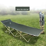 Tobys New Folding Camping Bed for Adults Ten Leg Beach Bed with Cushion and Maximum Load 150 kg / 330 lbs Ideal for Office Home Beach Party Camping - Image 6