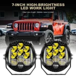 TBS Design 7 inches 60W Dual Side Shooter LED Work Light Combo Light Floodlight Spotlight With Angle Eye - Image 7