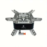 Toby's Windproof 5-Core Tourist Gas Burner Camping Stove Portable 15800W High-Power Strong Fire Outdoor Gas Stove Camping Equipment - Image 2