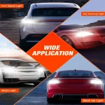 Tobys Super Bright Power T20 7443 42SMD LED Bulbs with 2835 Chip replacement for Back Up Reverse Brake Lights (White) - Image 6