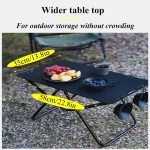 Tobys Lightweight Folding Compact Camping Table Aluminum Alloy Camping Table With Storage Bag, Ideal for Outdoor Use - Image 5