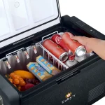 Toby's TR-47 Electric Cooler Portable Refrigerator Freezer Compact Fridge freezer Electric Cooler for Car RV Vehicle Boat Home Use Travel Camping Truck Party Picnic Outdoor (47 Liter) - Image 3