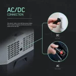 Toby's Electric Cooler Portable Refrigerator Freezer Compact Fridge freezer Electric Cooler for Car RV Vehicle Boat Home Use Travel Camping Truck Party Picnic Outdoor (52 Liter) - Image 6