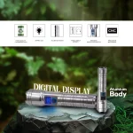 Toby’s TORCH-85 High Lumen Tactical Flashlight with LED Light Power Display Screen USB-C Charging and Rugged Metallic Body - Image 5