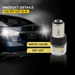 Tobys Super Bright Power T20 1157 16SMD LED Bulbs with 4218 Chip replacement for Back Up Reverse Brake Lights (White) - Image 7