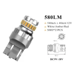 7443 23smd Amber Bulbs For Reverse Lights, Brake, Signal, Parking Lights - Image 4