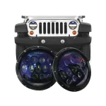 JP Headlights 75W Black, LED Headlight Jeep Wrangler, 7 inch LED headlights, JK 07-16