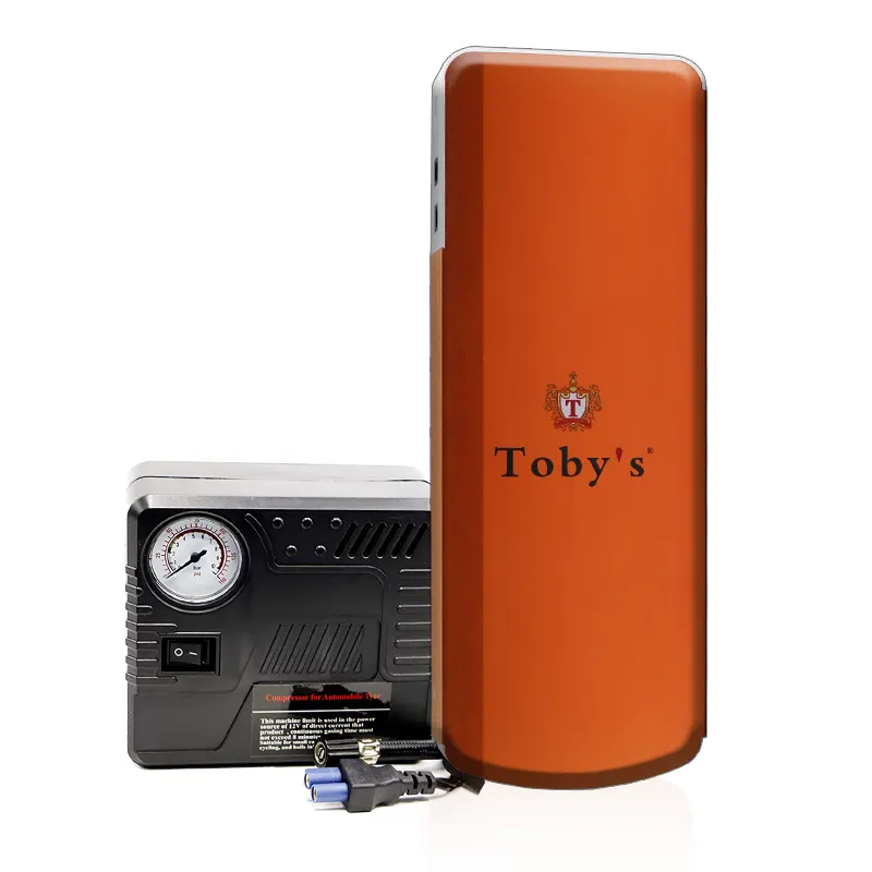 8-1.webp Toby's T66 Jump Starter With Compressor For Cars 16000mAh And 59.2WH Power Bank For Electronic Devices - Image 1