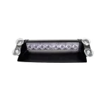 1Pcs 8 LED Car Dashboard Windshield Emergency Warning Flash Police Strobe Light with 12V Cigarette Lighter and Suction Cups - Image 2