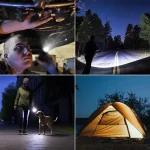 Toby's TORCH-120 High Power 50W Flashlight with 760M Range 5000LM Brightness USB Rechargeable Waterproof Emergency SOS and Handle Grip - Image 7