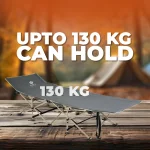 Tobys New Folding Camping Bed for Adults Ten Leg Beach Bed with Cushion and Maximum Load 150 kg / 330 lbs Ideal for Office Home Beach Party Camping - Image 9