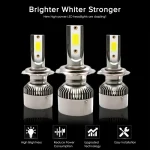 H7 Car LED Headlight 18W/Bulb Brighter Whiter Stronger - Image 3