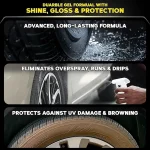 Meguiar's Endurance Tire Gel, Premium Tire Gel for a Lasting Glossy Shine - 16 Oz Bottle, PURPLE - Image 2