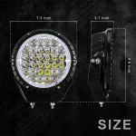 2 Pieces 96W LED Work Light Combo Light Floodlight Spotlight With DRL - Image 3
