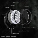 2 Pieces 96W LED Work Light Combo Light Floodlight Spotlight With DRL - Image 6