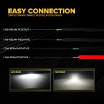 PRO-001 Projector Lens Universal fit 5500k HID Headlight - Image 6