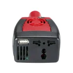 Compact and Lightweight Car Inverter DC 12V to AC 220V Auto Voltage Converter 150W, 1 AC Outlet and 1 USB Charging Port - Image 2