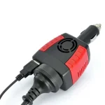 Compact and Lightweight Car Inverter DC 12V to AC 220V Auto Voltage Converter 150W, 1 AC Outlet and 1 USB Charging Port - Image 3