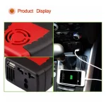 Compact and Lightweight Car Inverter DC 12V to AC 220V Auto Voltage Converter 150W, 1 AC Outlet and 1 USB Charging Port - Image 6