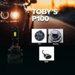 Tobys P100 9005 2 Pieces Car LED Headlight Original 100W/piece Power 10000/piece Lumens With Color Temperature 6500K - Image 4