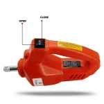 180W Electric Hydraulic Car Jack 5 Ton, 12V with Built-in Tire Inflatable Pump, Safety Hammer for Car Tire Repair Tool Kits, 2 Ways Car Power Supply, LED Light - Image 5