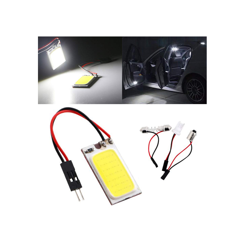 Super-White-COB-21-SMD-LED-Car-Interior-Roof-Light-1.jpg Super White COB 21-SMD LED Car Interior Roof Light - Image 1
