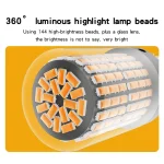 T20 Canbus 7743 144SMD Error Free And No Hyper Flash Car Turn Signal Brake Light - Image 2