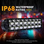 LED Bar Light, Toby's New 20" 160W Double Row Spot LED Light Bar Driving Lamp LED Work Light IP68 Waterproof for Off Road Truck Car ATV SUV Boat - Image 5
