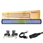 LED Bar Light, Toby's New 30" 240W Double Row Spot LED Light Bar Driving Lamp LED Work Light IP68 Waterproof for Off Road Truck Car ATV SUV Boat