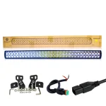 LED Bar Light, Toby's New 40" 320W Double Row Spot LED Light Bar Driving Lamp LED Work Light IP68 Waterproof for Off Road Truck Car ATV SUV Boat