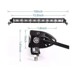 13-Inches TF 36W SPOT, Cree BEAM FLOOD/SPOT LED, IP68 Waterproof Rating, Aluminum housing Material with 360-Degree Lighting Angle - Image 5
