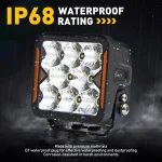 Toby's Hot Selling 4inches 40W LED Work Light Mini Auxiliary Headlight Driving Lamp Diffuser Effects Truck Motorcycle Spotlight - Image 3