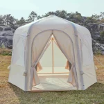 Toby’s Inflatable Tent 03 Camping Tent with Pump, 4-6 Person Glamping Tents, Easy Setup 4 Season Waterproof Windproof Outdoor Oxford Tent