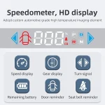 Tesla Heads up Display Mini Digital Speedometer with LCD, Displays Speed, Gear, Electricity, etc. - Image 8