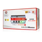 Toby's New 2000W Car Power Inverter 12V to 220V Ac Power Converter, Front  LED Display, Pure Sine Wave Inverter For Laptop, Tablet, Solar System, Camping ( Q2000 ) - Image 8